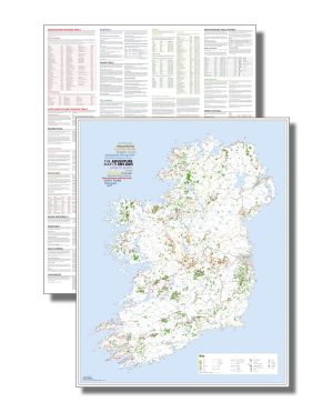 The Adventure Map of Ireland - Folding Map